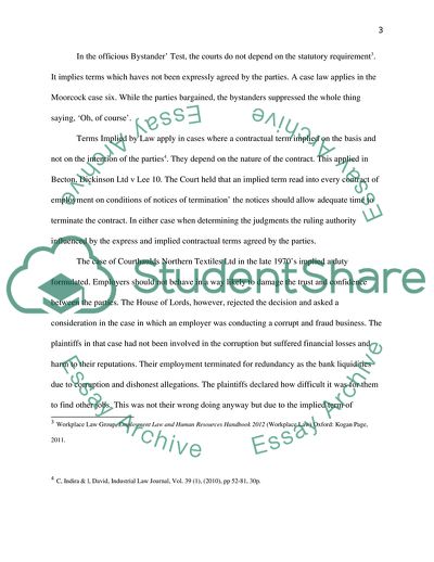 The Development and Significance of the Implied Duty of Mutual Trust