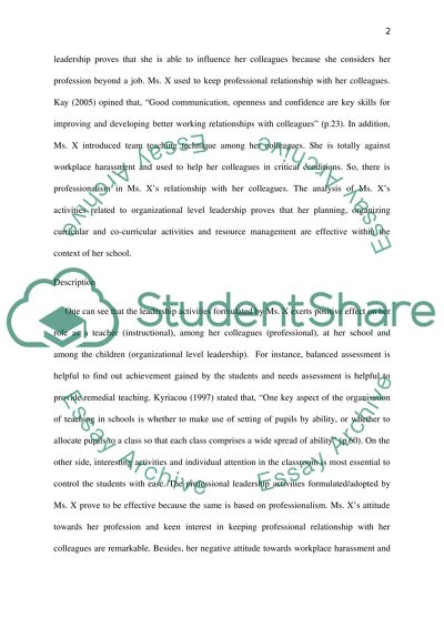 Interview a Teacher Leader