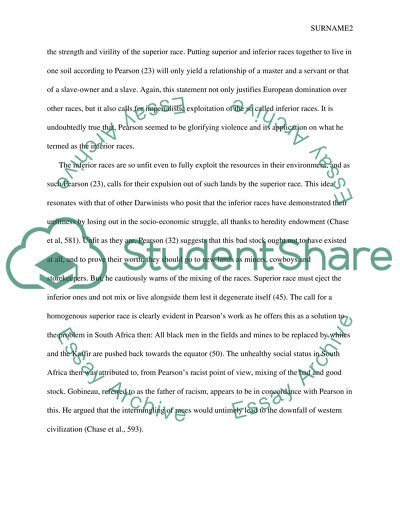 Racism and Darwins Theory of Evolution