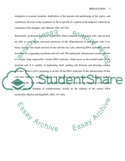 The Essential Features of Prokaryotic Replication