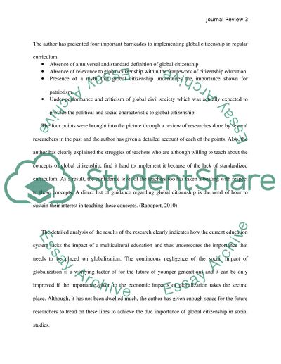 Journal article review