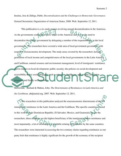 Remissions and Economic Development