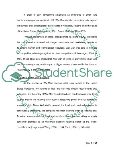 Walmart Launch Times Retail Industry Assessment