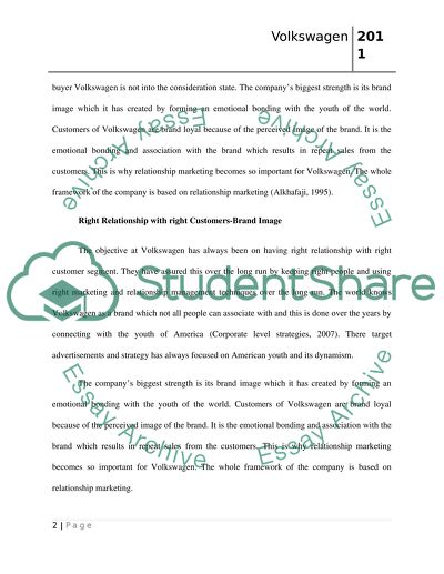 Volkswagen Strategic Management and Business Strategy