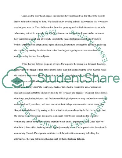 Comparing Two Arguments