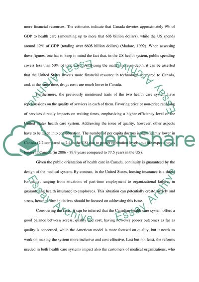 Health Care Delivery System