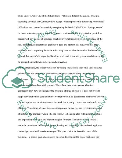 International Construction Contracts