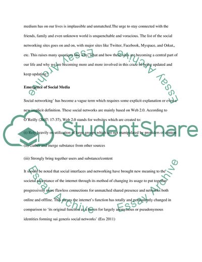 The Role of Online Social Networks