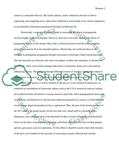 A controversy in propaganda