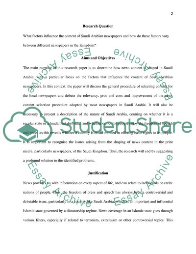Factors Influence the Content of Saudi Arabian Newspapers