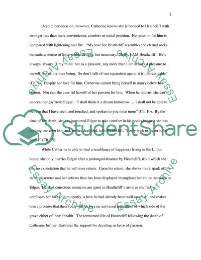 Contrast or a contradiction in the novel Wuthering Heights, by Emily Bronte