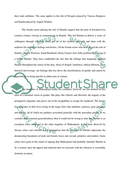 Juxtaposition of Gender-Based Identities in Hamlet: A Feminist Perspective