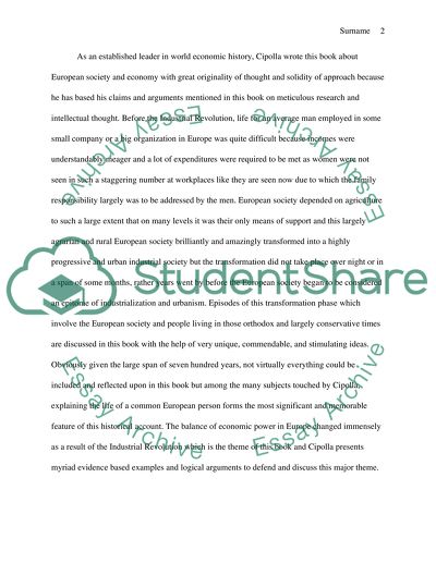 Before the Industrial revolution: European Society and Economy