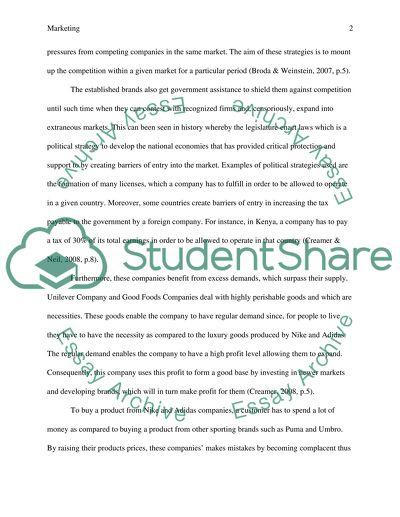 Marketing of Multi Brand Companies and Single Brand Company