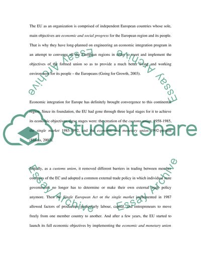 The Political Economy of European Integration