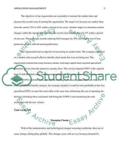 Balancing Effectiveness vs Efficiency within the Business