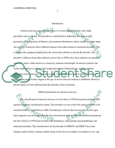 Genetic Factors That Associated with the Development of Anorexia