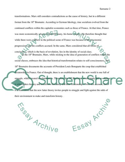 Re-Thinking Marxs History Theory