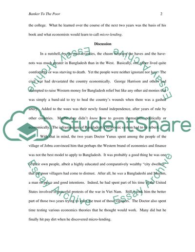 Banker to the Poor by Jane Jones