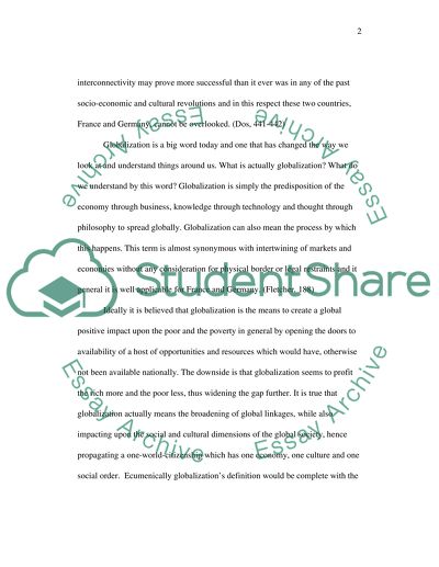Global Performance of German and France
