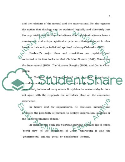 Life and Works of Horace Bushnell