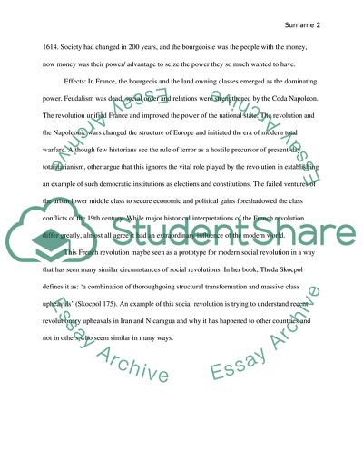 French revolution, social revolution