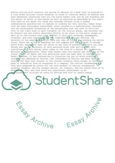 Strategic Thinking in Hatching Twitter by Nick Bilton