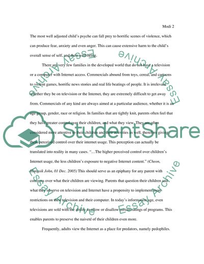 Children and internet safety