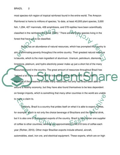 The Carnival of Brazil and Its Economy