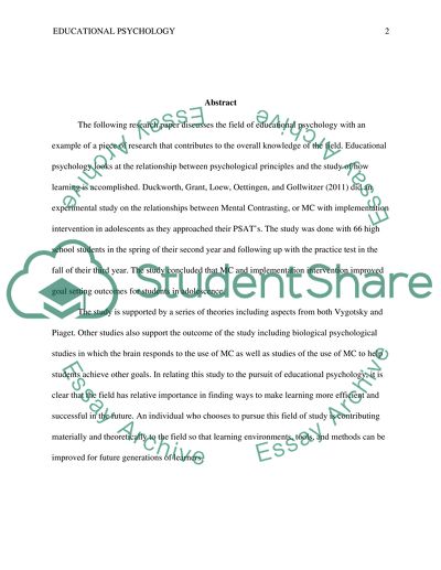 Educational Psychology