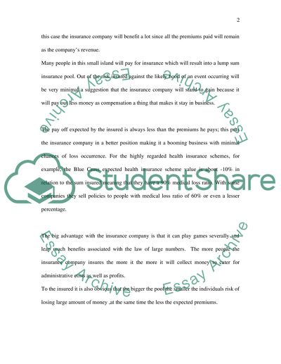 The theory of risk aversion and its utilization by the insurance companies