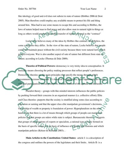 Theories of Political Powers