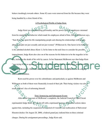 Federal Judge Samuel Kent