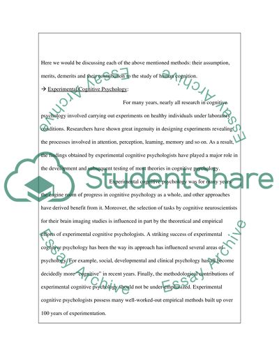 Cognitive processing meaning picture
