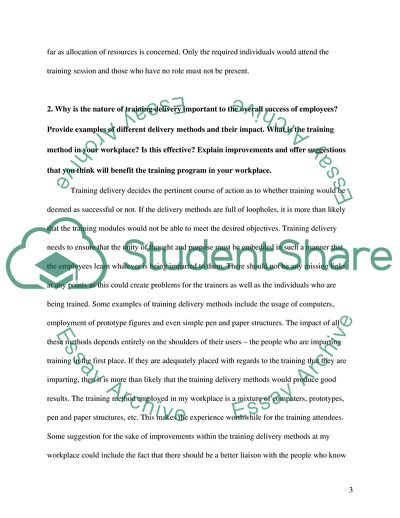 What Is the Most Influential Factor That Affects Training