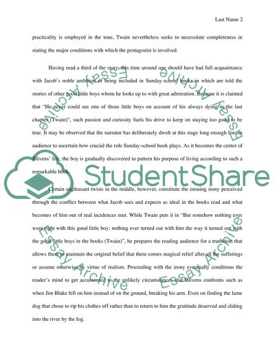 Analysis of Mark Twains The Story of the Good Little Boy