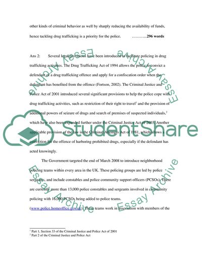 Criminology: Security, Policing and the State