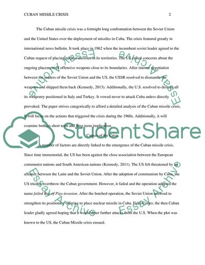 Cuban Missile Crisis