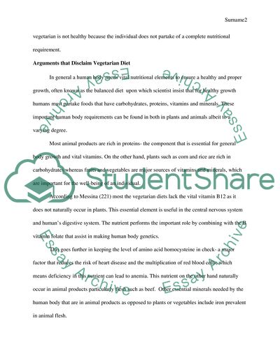 The Complete Nutrition: The Non-Vegetarian Diet versus Vegetarian Diet