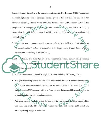 Macroeconomic Objectives and Problems