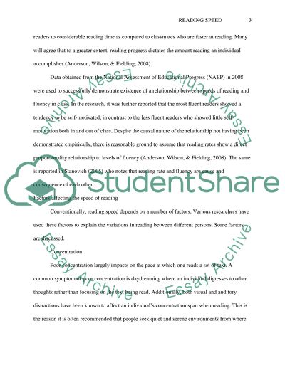 The Importance of Reading Rates