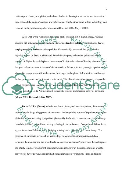 Strategic Management of Delta Airlines