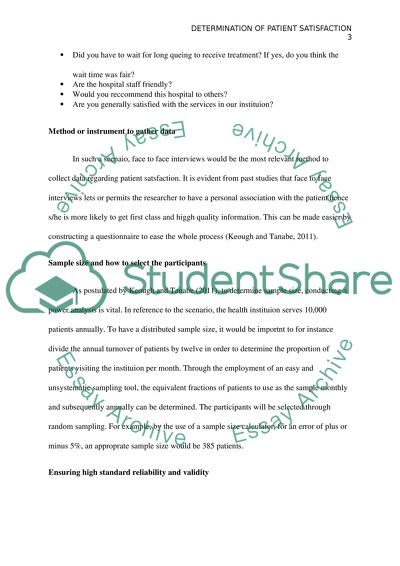 Planning for Data Collection