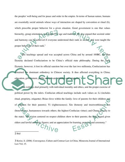 Chinese contract law and the economic reform