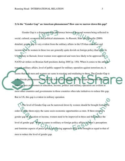 Discussion borad 4 international relations