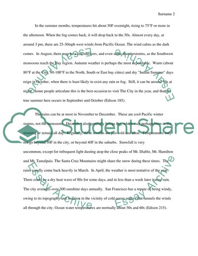San Francisco Climate Classification