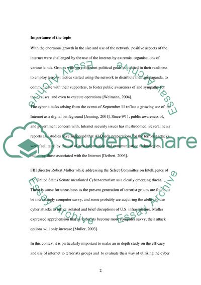 The Value Of The Internet For Terrorists - Case Study Al-Qaeda