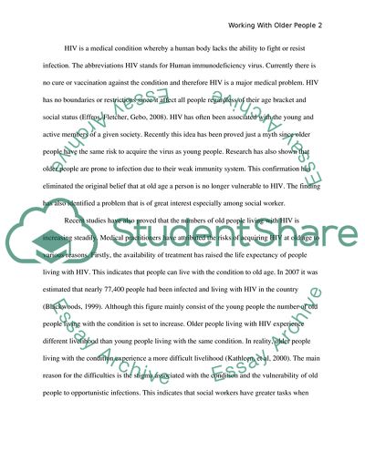 Working With Older People