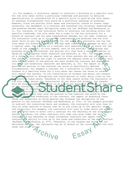 Aspects of Contracts and Negligence