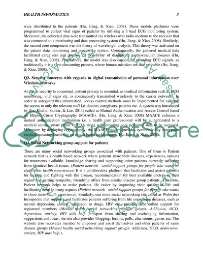 Health informatics: Mobile Computing and Social Networking